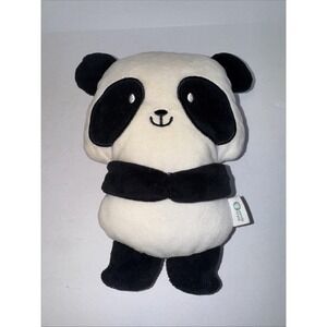 Rare Panda Crate Plush Stuffed Animal Bear Black White Flat Pillow. Vintage